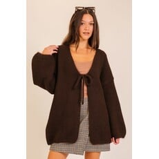 Lumiere Lumiere Aspen Tie Front Cardigan