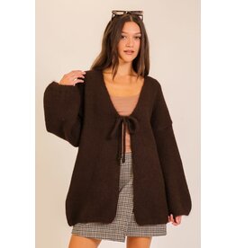 Lumiere Aspen Tie Front Cardigan