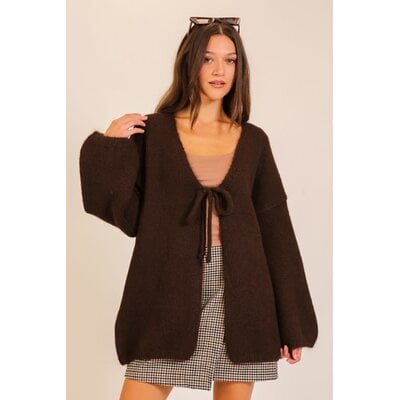 Lumiere Aspen Tie Front Cardigan