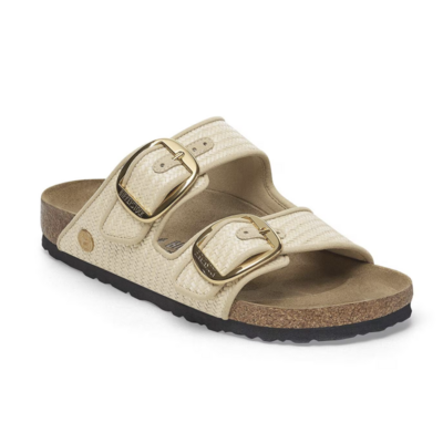 Birkenstock Arizona Big Buckle Raffia Sandal