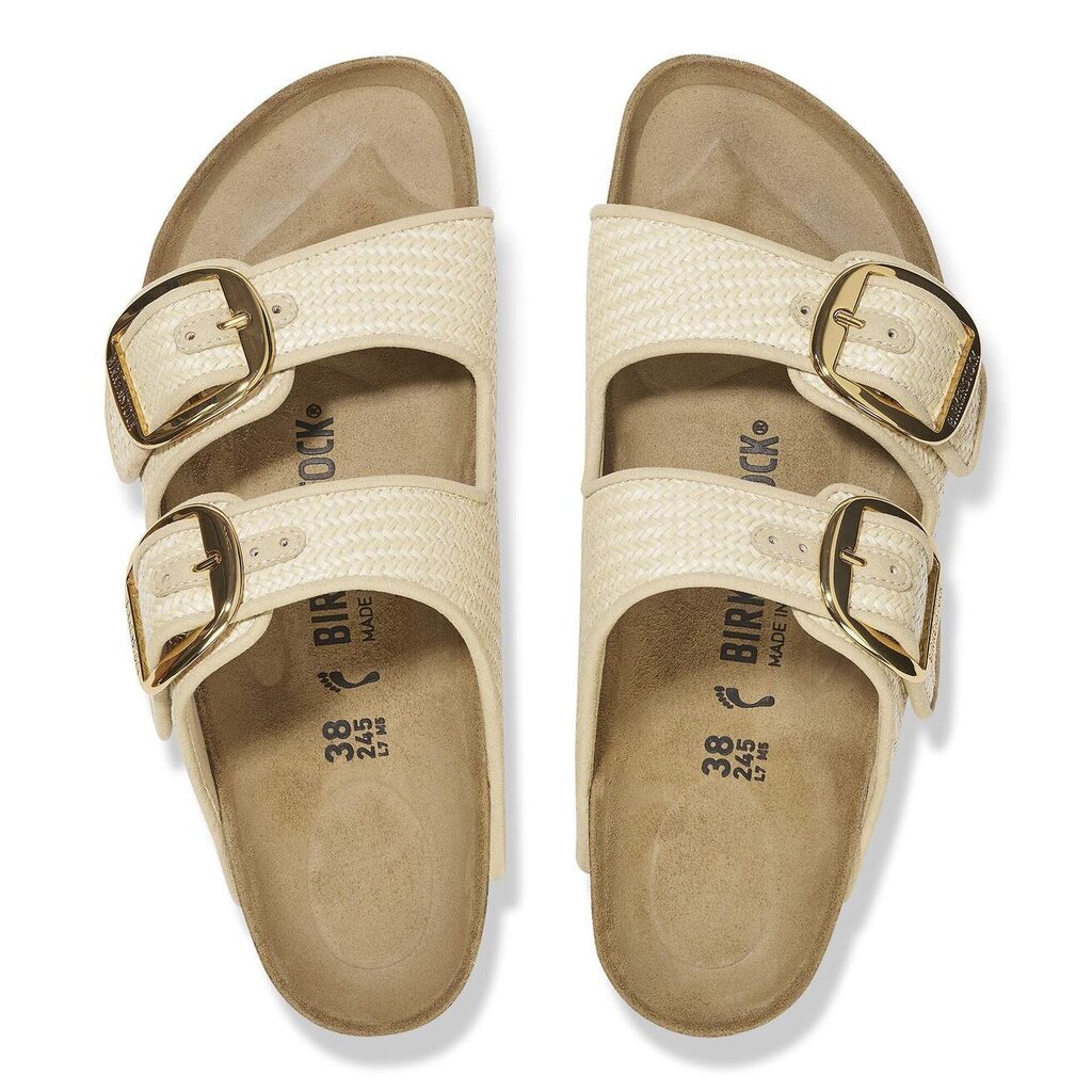 Birkenstock Birkenstock Arizona Big Buckle Raffia Sandal