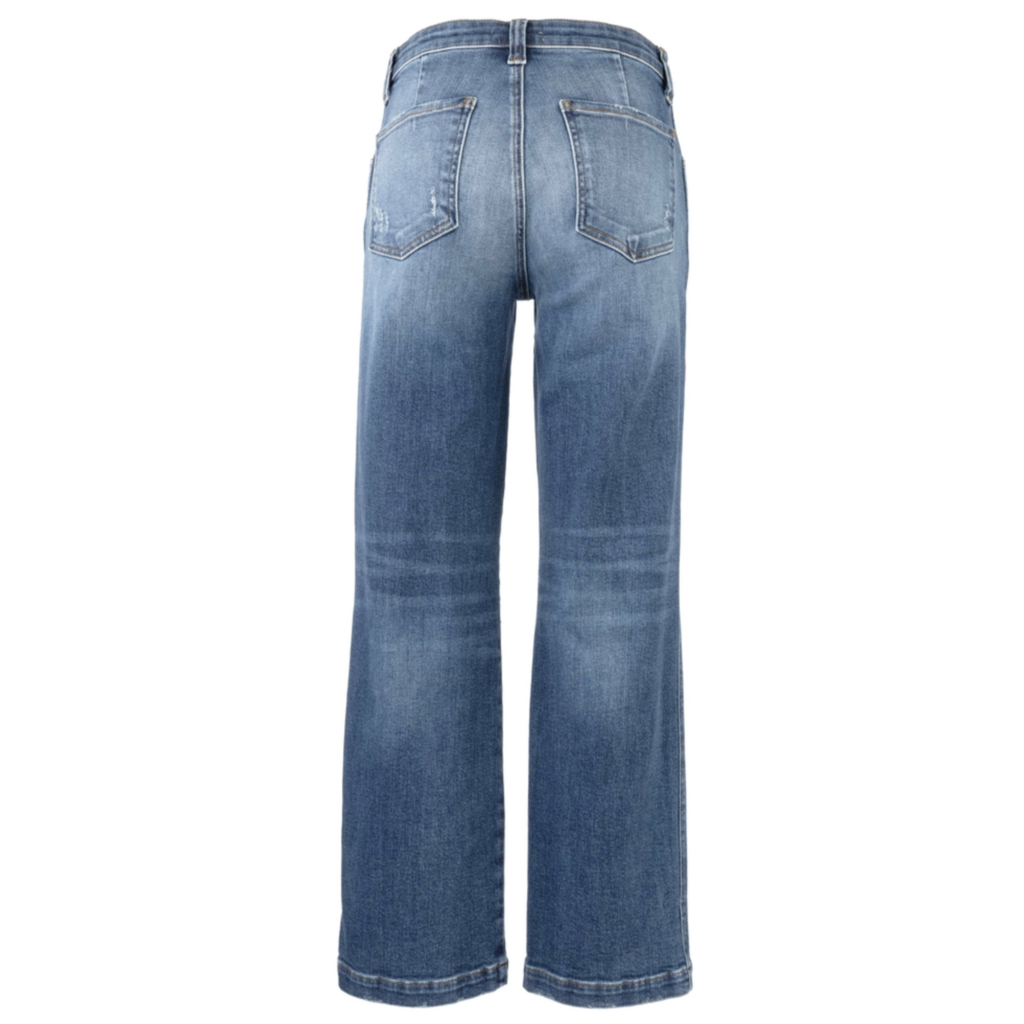 KUT Kut Pattie High Rise Straight Leg Jean