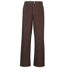 KUT Meg High Rise Wide Straight Leg Linen Pant