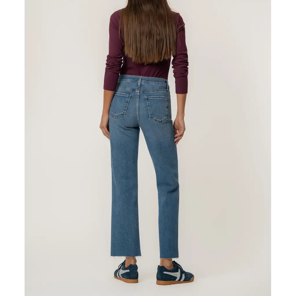 KUT Kut Avery High Rise Easy Straight Leg Jean