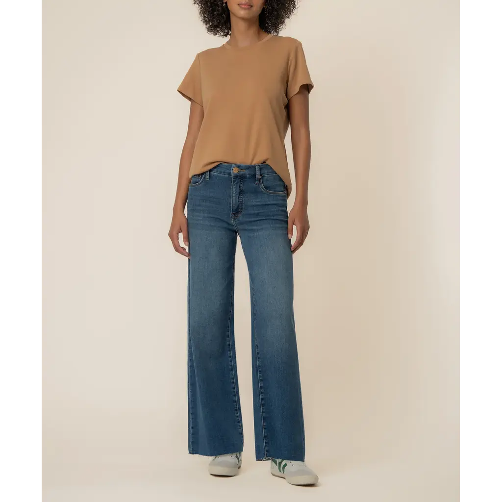 KUT Kut Meg High Rise Wide Leg Jean