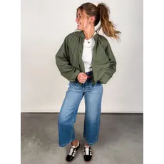 KUT Kut Lainey Zip Front Bomber Jacket