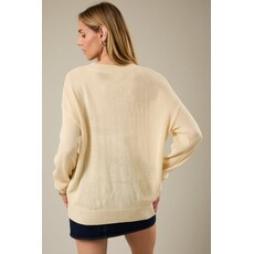 Sunday Edition Sunday Edition "fish" Graphic Sweater