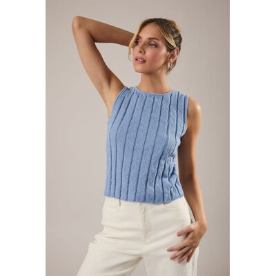 Sunday Edition Sleeveless Knit Top