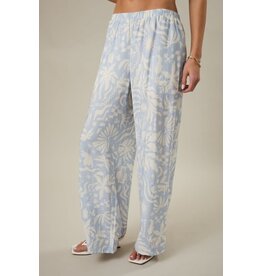 Sunday Edition High Rise Elastic Waist Wide Pants