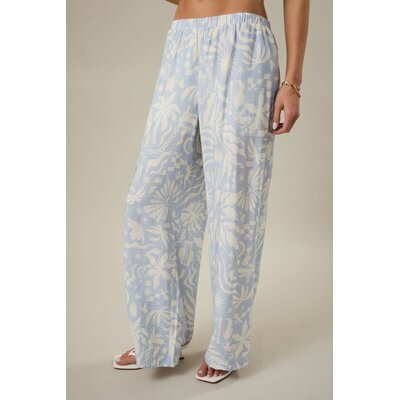 Sunday Edition High Rise Elastic Waist Wide Pants