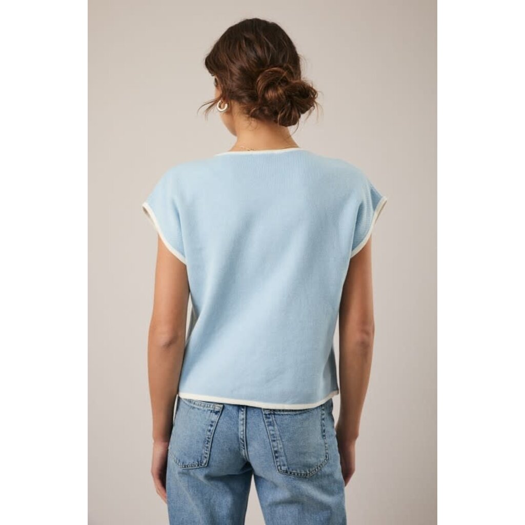 Sunday Edition Sunday Edition Wide Shoulder Knit Top