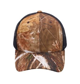 Cap Zone Hunt Camouflage Print Trucker Hat