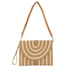 Cap Zone Cap Zone Boho Stripe Clutch Bag