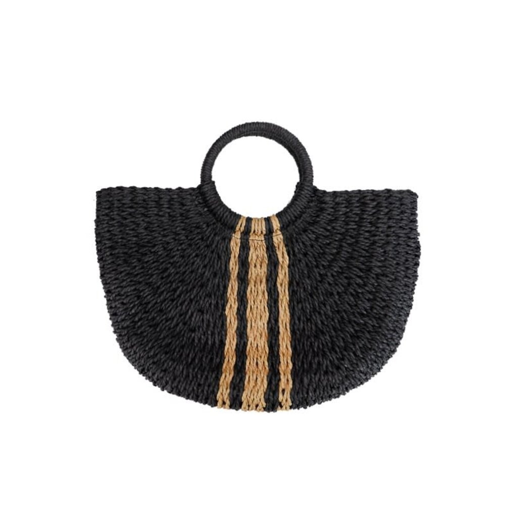 Cap Zone Cap Zone Wicker Hobo Bag