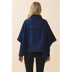 TCEC TCEC Cape Style Denim Jacket