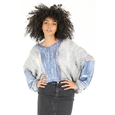 Camille & Co Angie Cropped Knit Sweater