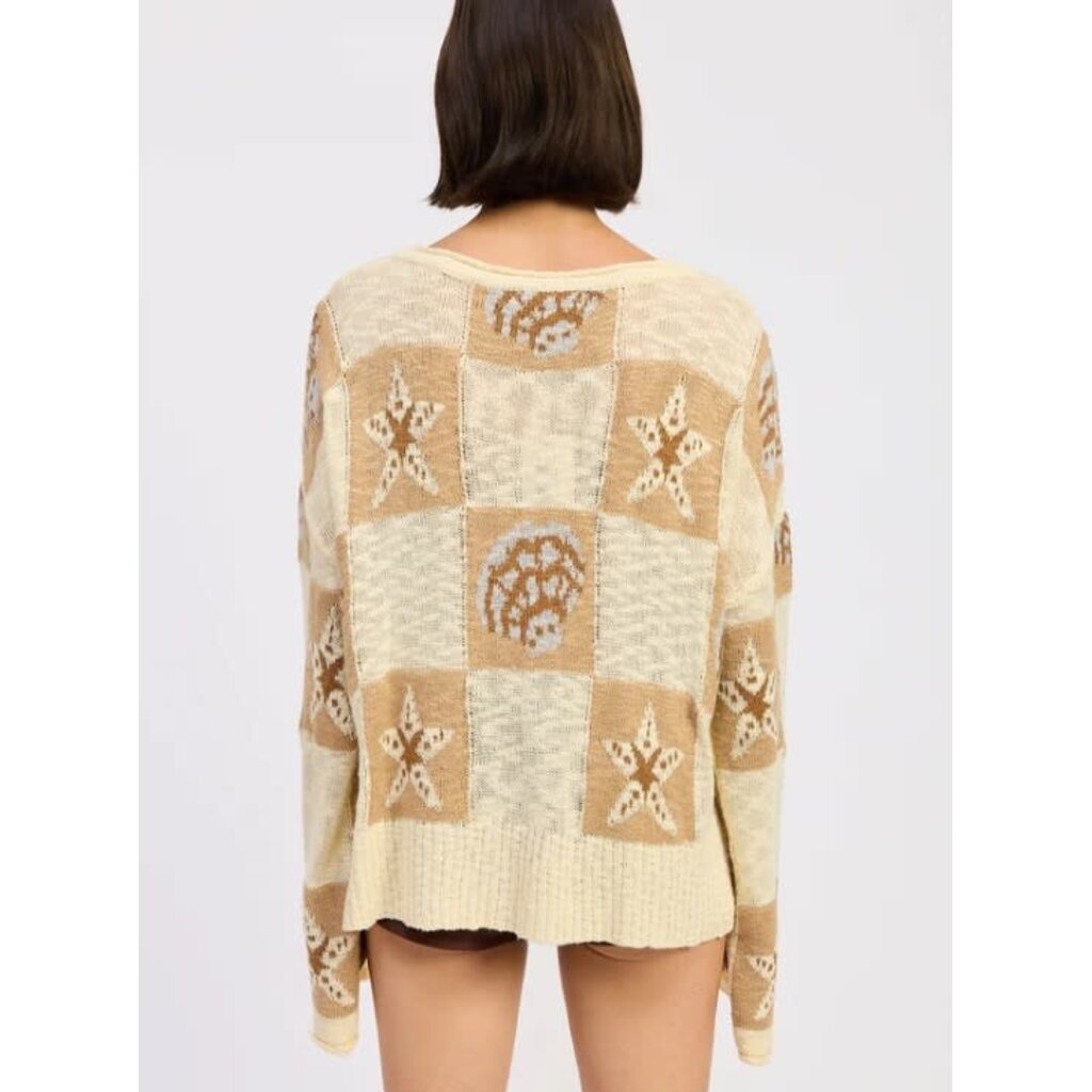 Emory Park Emory Park Shell and Starfish Sweater