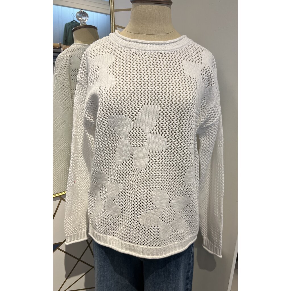 Camille & Co Camille & Co Flower Sweater