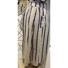 Camille & Co Camille & Co Striped Linen Pants