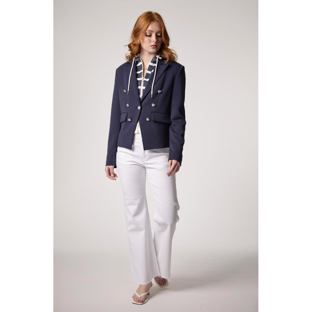 Blue Revival Blue Revival Kasey Nautical Hooded Blazer