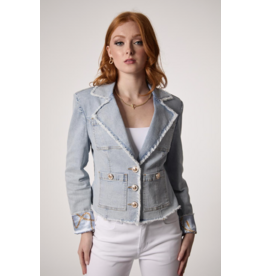 Blue Revival Logan Frayed Blazer