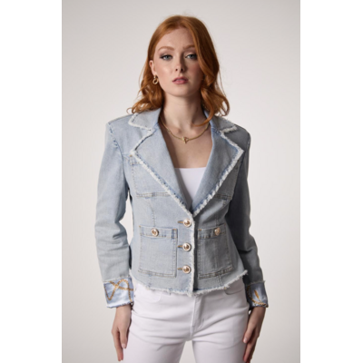 Blue Revival Logan Frayed Blazer