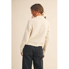 &Merci &Merci Tying Neck Sweater Cardigan