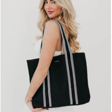 Pretty Simple Pretty Simple Ruby Raffia Tote Bag