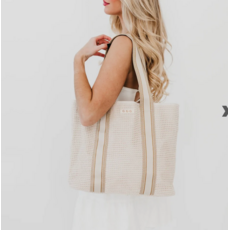 Pretty Simple Pretty Simple Ruby Raffia Tote Bag