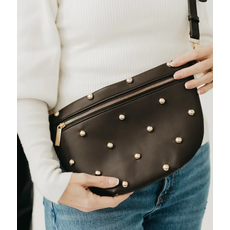 Pretty Simple Pretty Simple Chic Gold Studded Westlyn Bum Bag