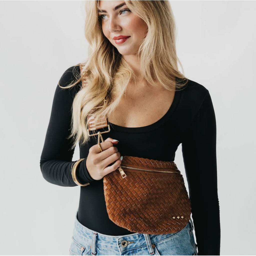 Pretty Simple Pretty Simple Westlyn Woven Bum Bag