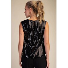 Style U Style U Sequin Peplum Top