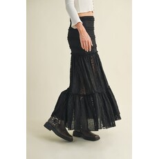 Mustard Seed Mustard Seed Tiered Lace Skirt