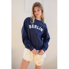 Raisonnel Raisonnel City Embroidered Fleece Sweatshirt