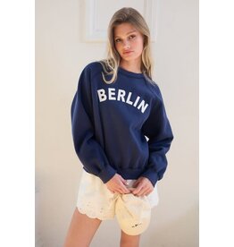 Raisonnel City Embroidered Fleece Sweatshirt