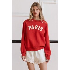 Raisonnel Raisonnel City Embroidered Fleece Sweatshirt