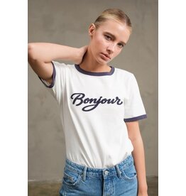 Raisonnel Bonjour Contrast Ringer Tee