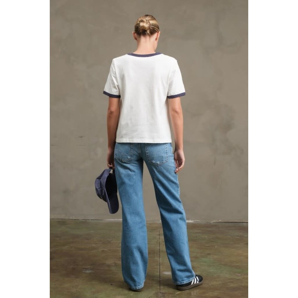 Raisonnel Raisonnel Bonjour Contrast Ringer Tee