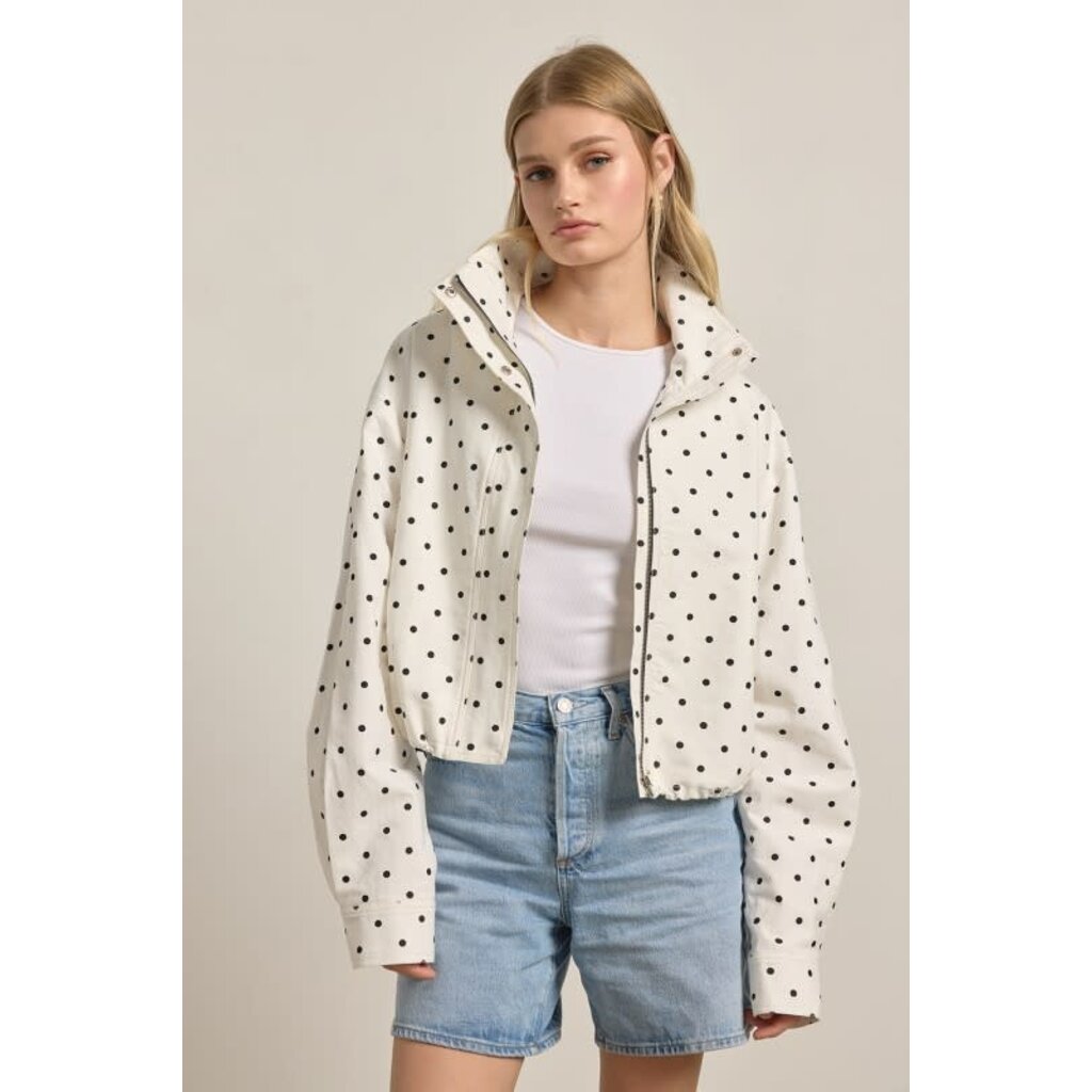 Raisonnel Raisonnel Polka Dot Pullover Jacket
