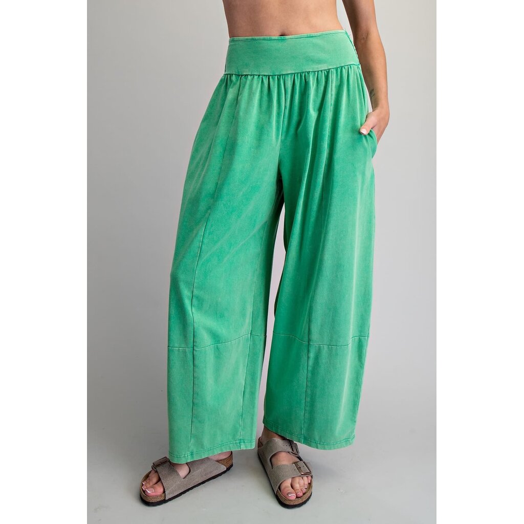 ee:some ee:some Mineral Washed Wide Leg Pants