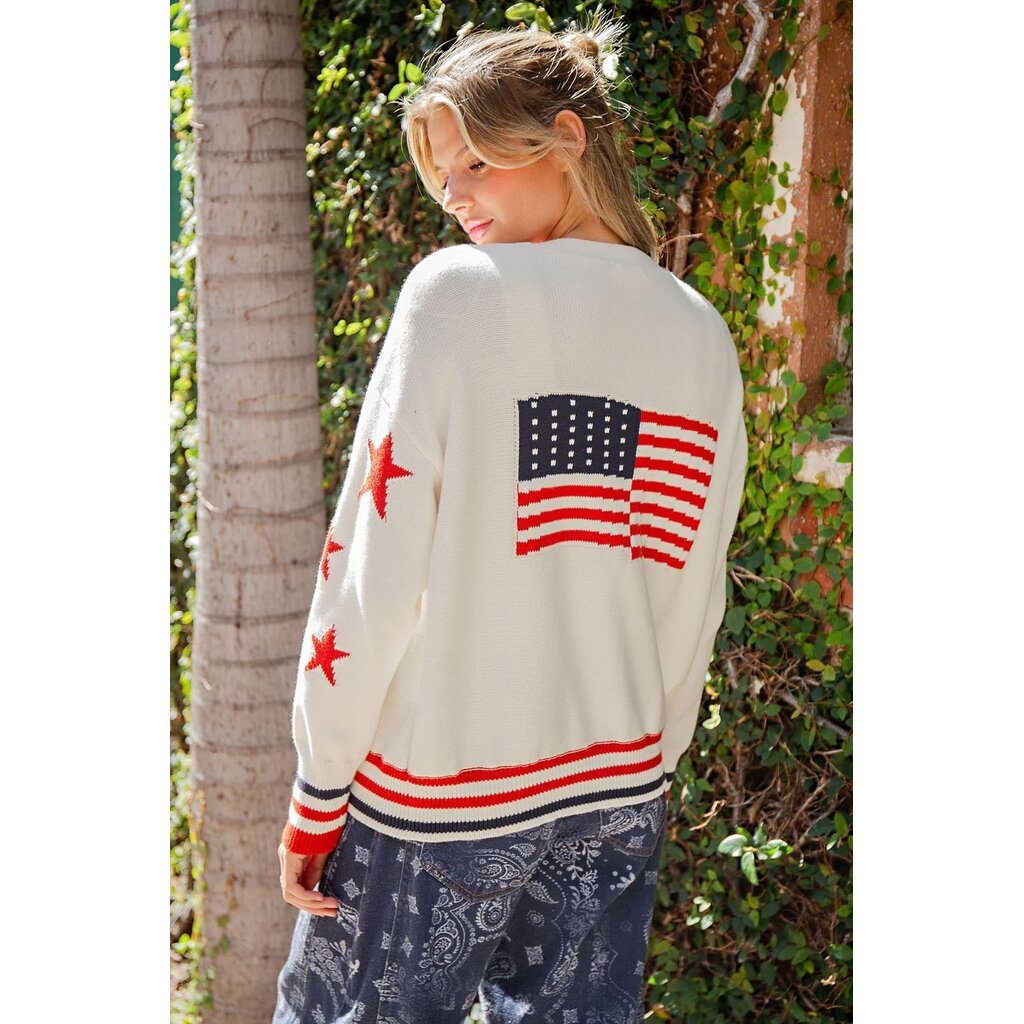 ee:some ee:some Stars and Striped Cardigan