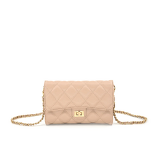 BC Bags BC Bags Quilted Handbag with Chain Strap