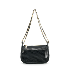 BC Bags Mesh Handbag with Chain Strap