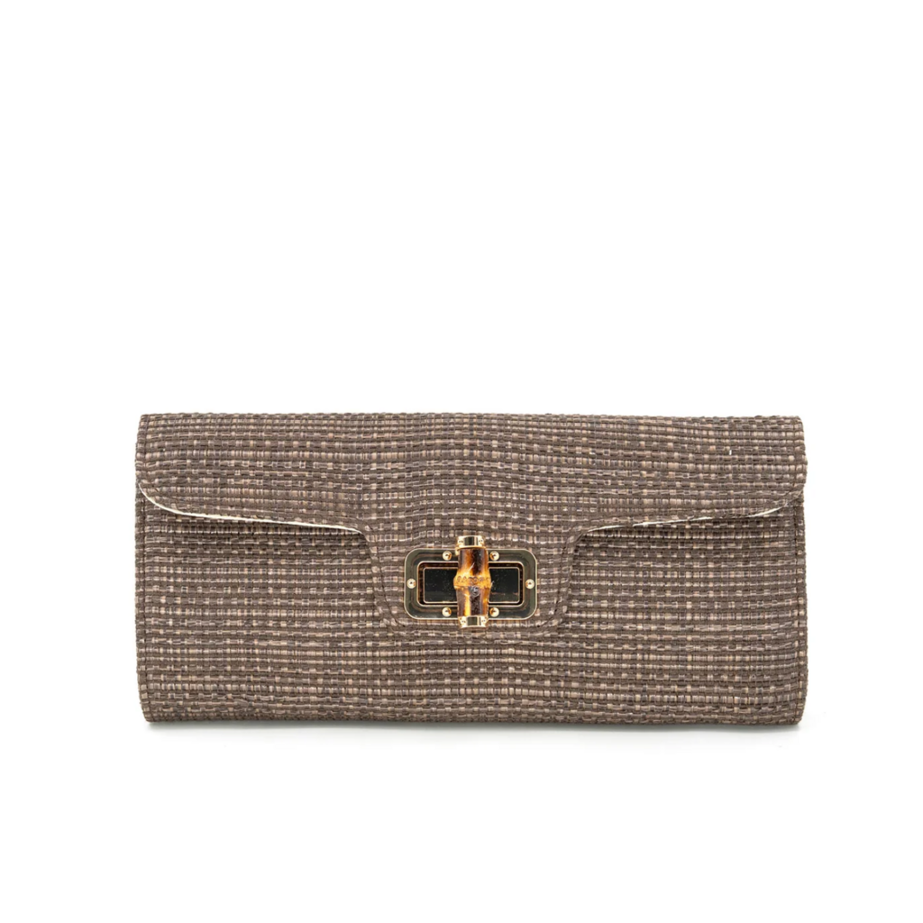 BC Bags BC Bags Straw Bag with Removable Chain Strap