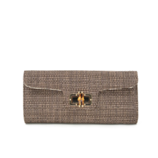 BC Bags BC Bags Straw Bag with Removable Chain Strap