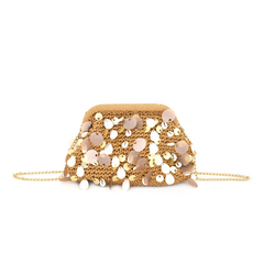 BC Bags BC Bags Mallorca Woven Bag with Sequined Details