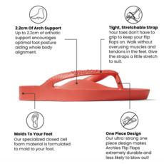 Archies Archies Arch Support Flip Flops