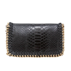 German Fuentes German Fuentes Leather Bag with Gold Chain