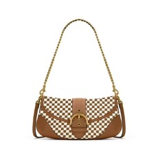 Hatzzi Hatzzi Small Woven Flap Shoulder Bag