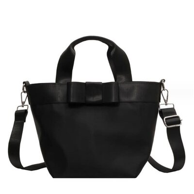 Hatzzi Nylon Bow Detailed Crossbody Bag